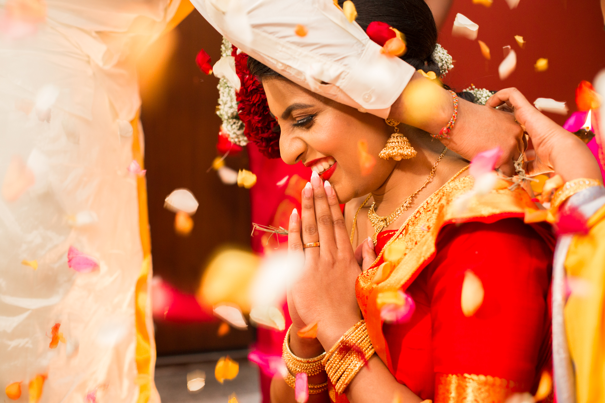 Elegant wedding ceremony setup