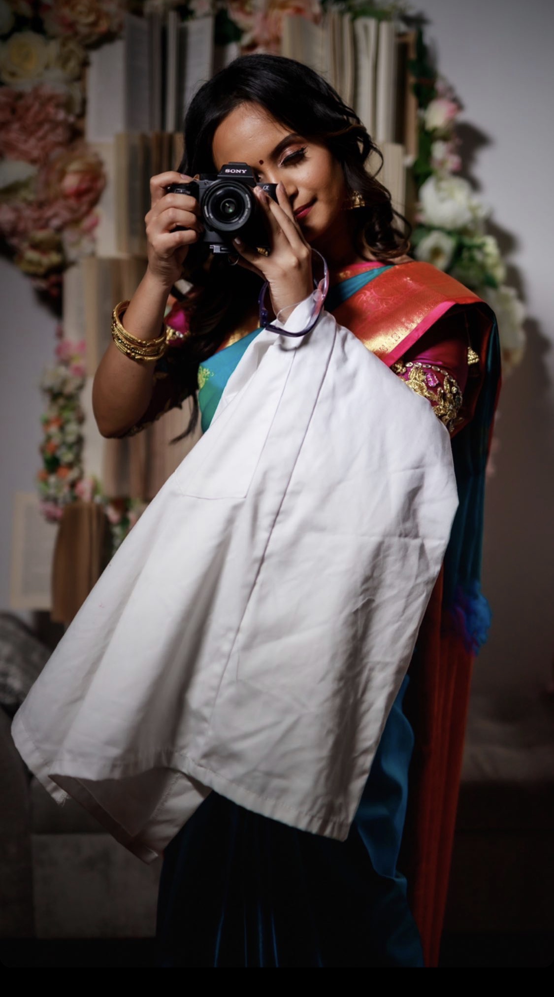 Elegant wedding ceremony setup